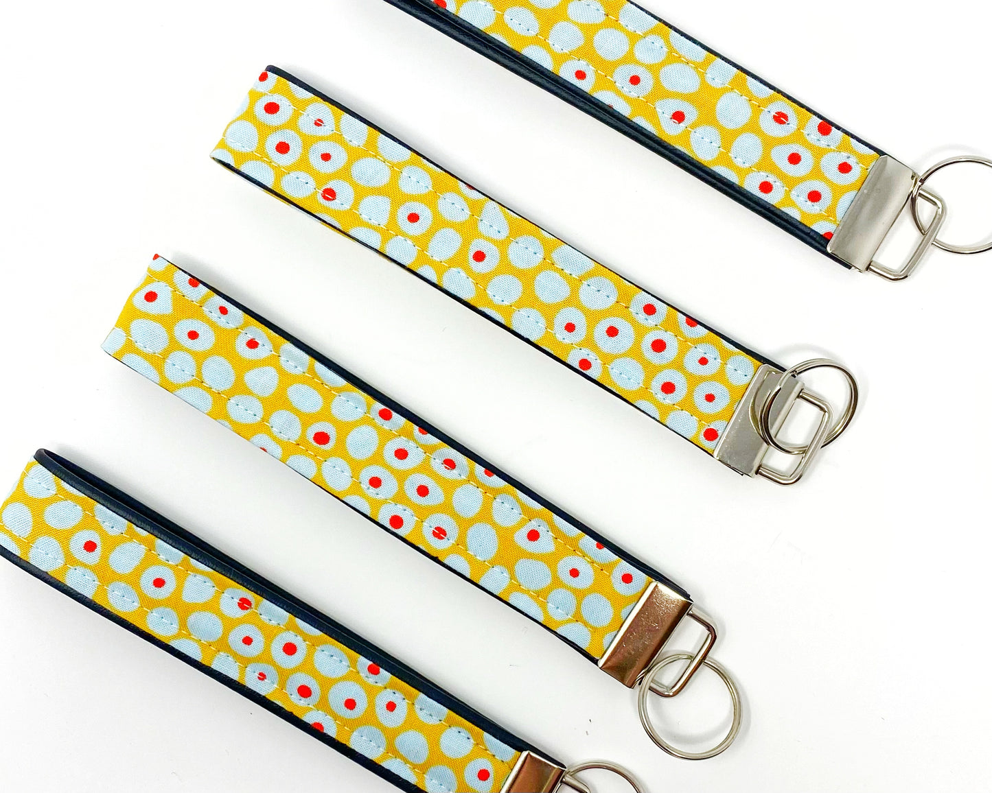 Key Fob | Yellow Dots