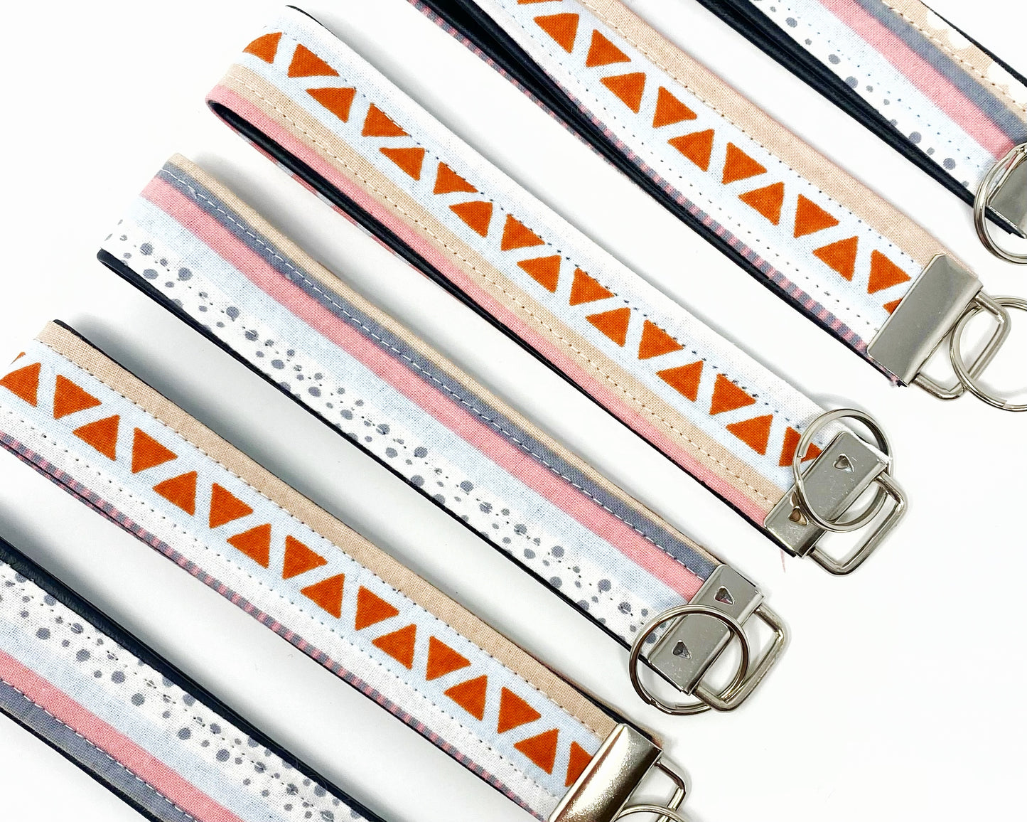 Key Fob | Pastel Stripes