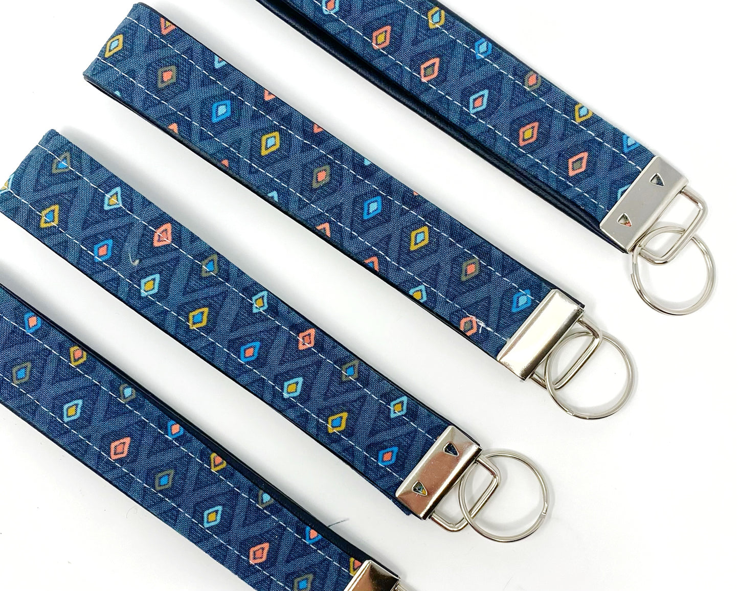 Key Fob | Blue Diamonds