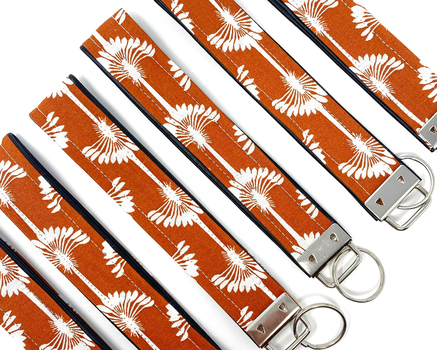 Key Fob | Burnt Orange Floral