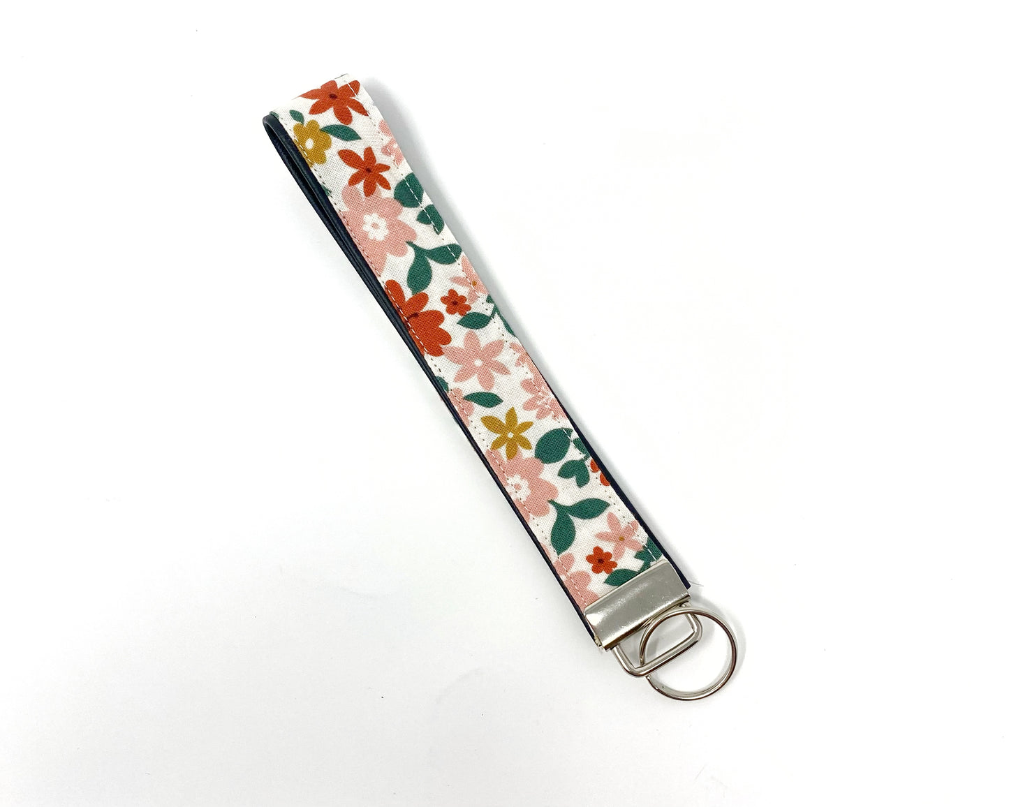 Key Fob | Peach Floral