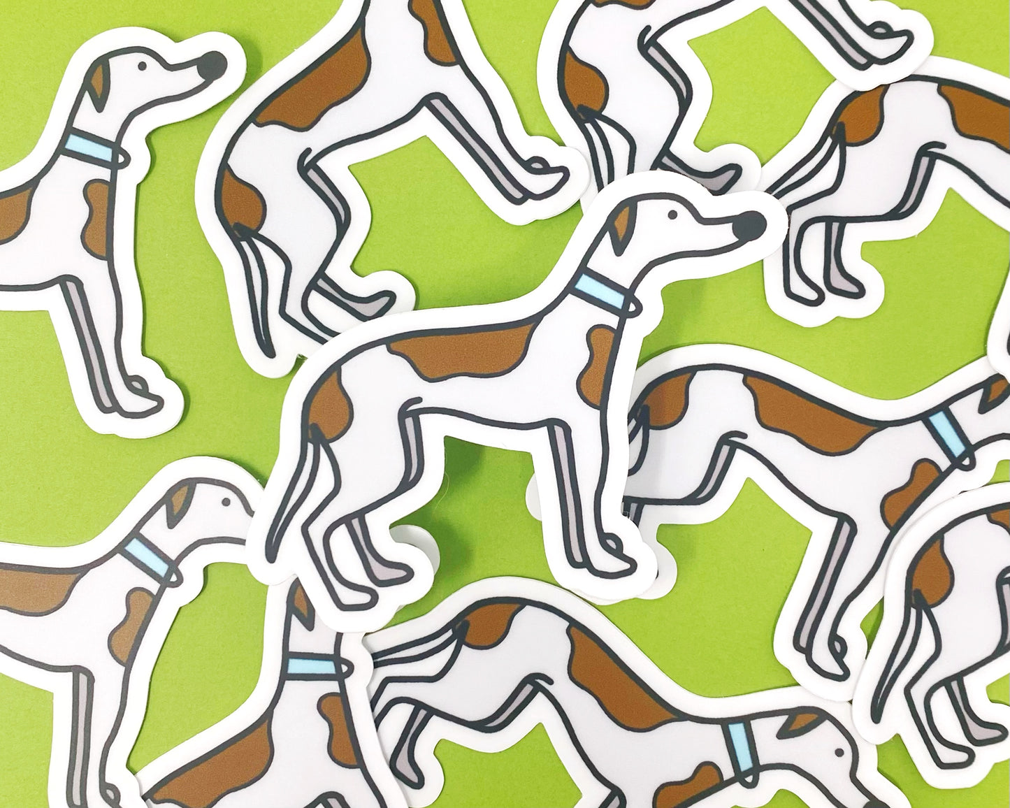 Sticker | Red and White Houndie