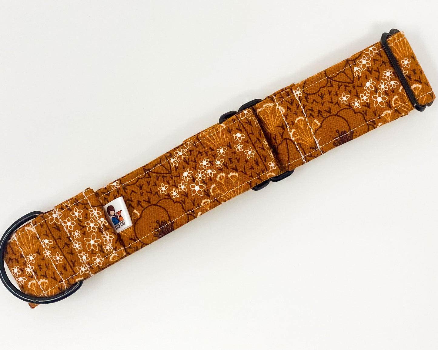 Martingale Collar | Burnt Orange Floral
