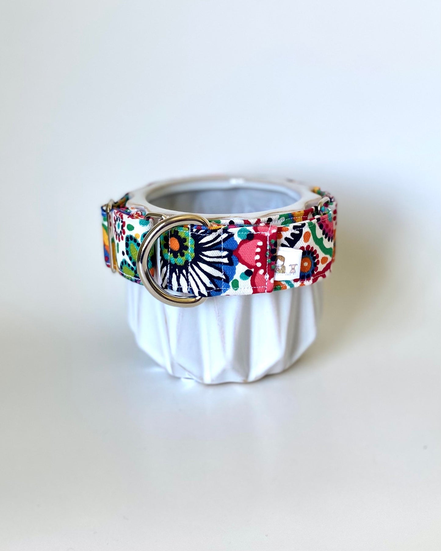 Martingale Collar | Colorful Canvas Floral