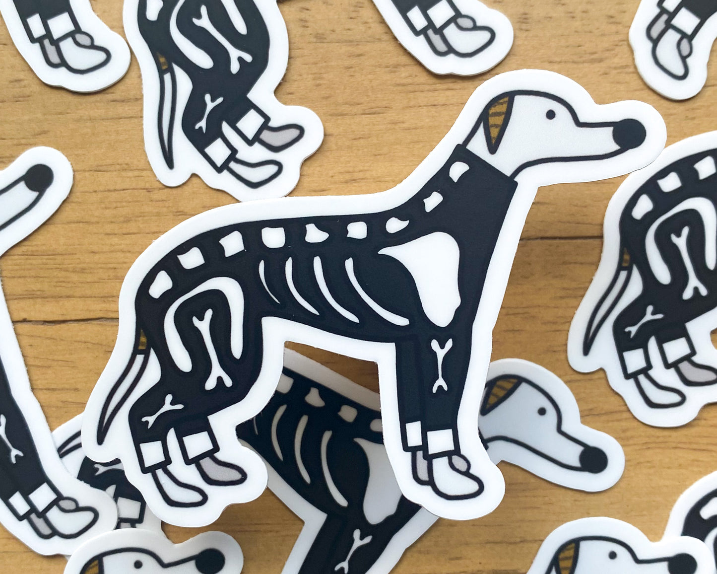 Sticker | Skeleton Halloween Houndie