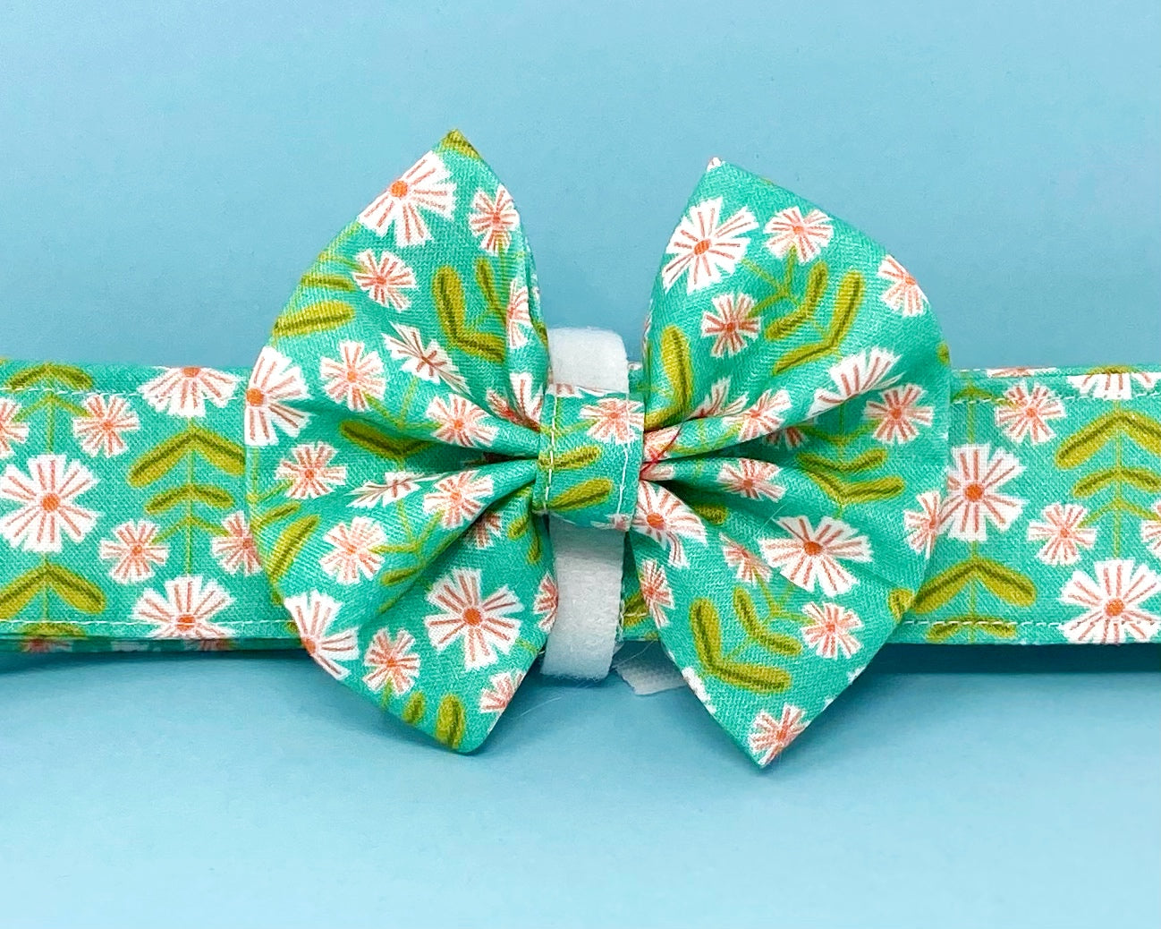 Collar Bow | Bright Retro Floral