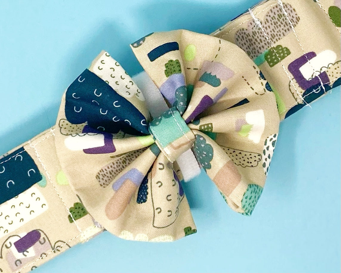 Collar Bow | Clouds