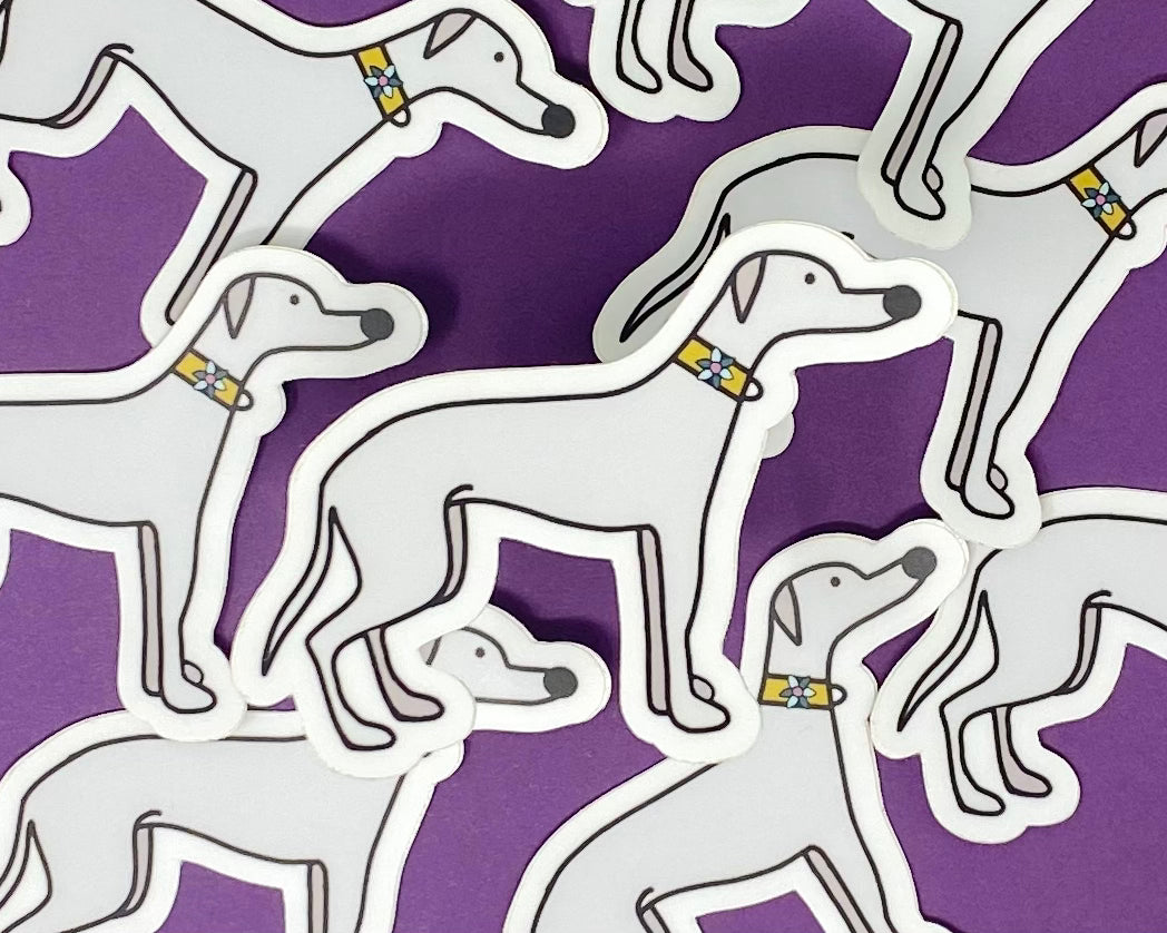 Sticker | White Houndie