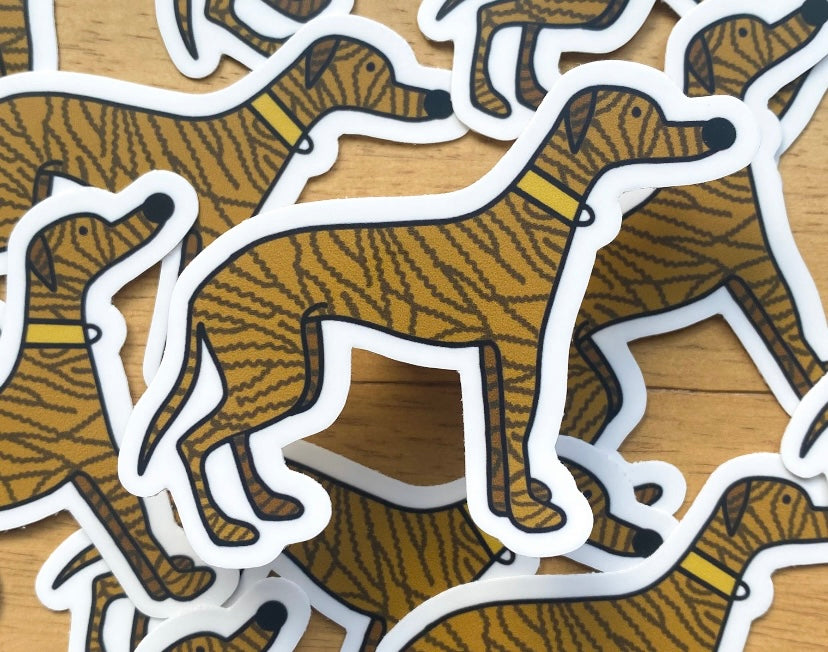 Sticker | Brindle Houndie