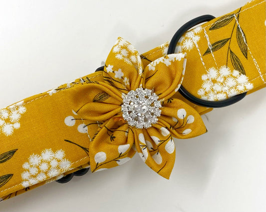 Flower Collar Accessory | Boho Yellow Floral