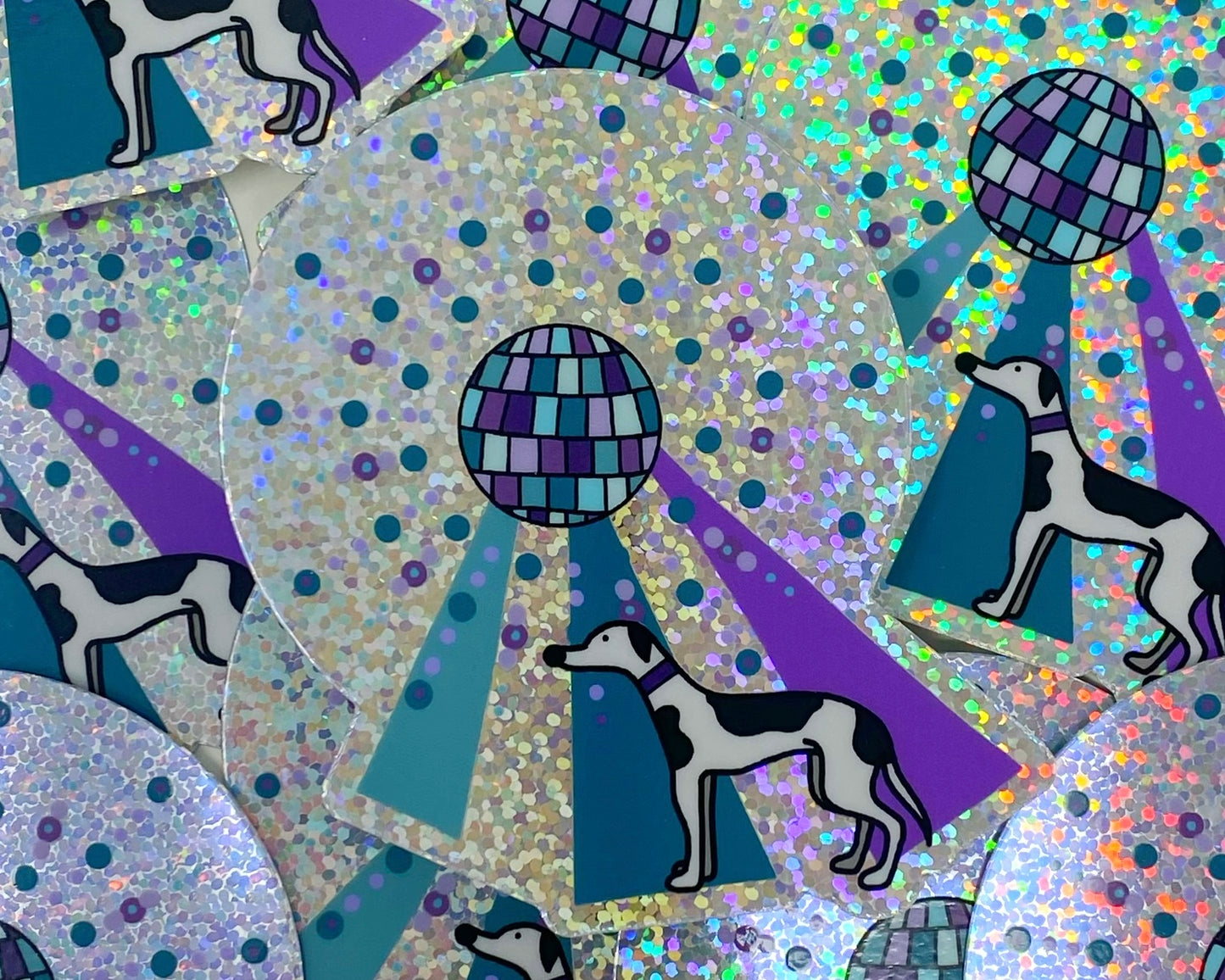Sticker | Glitter Disco Houndie