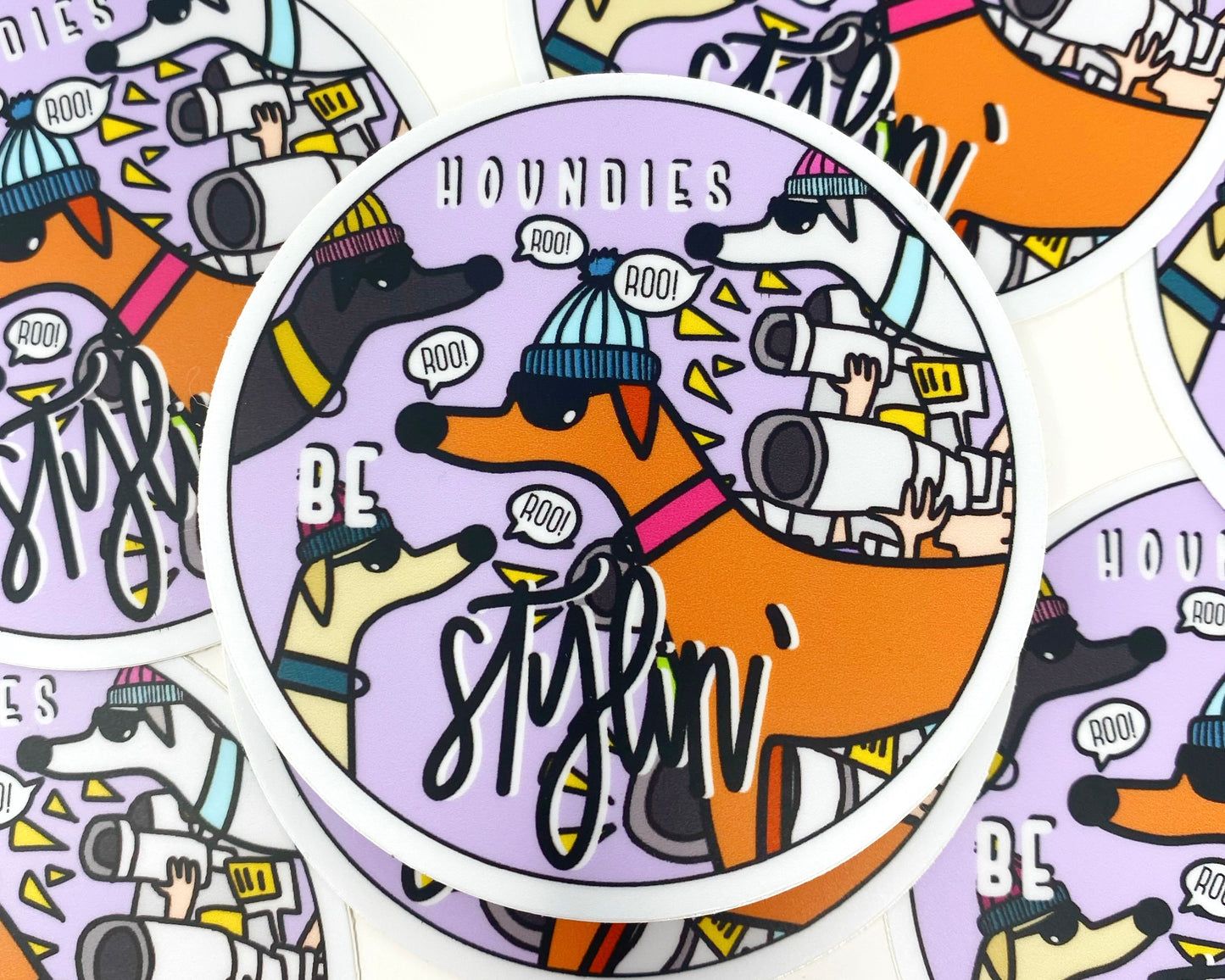 Sticker | Houndies Be Stylin'
