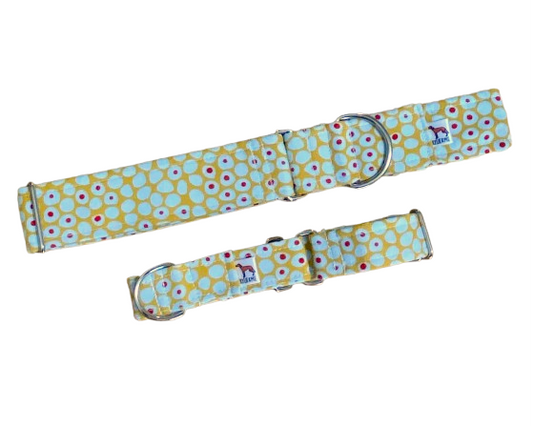 Martingale Collar | Yellow with Dots