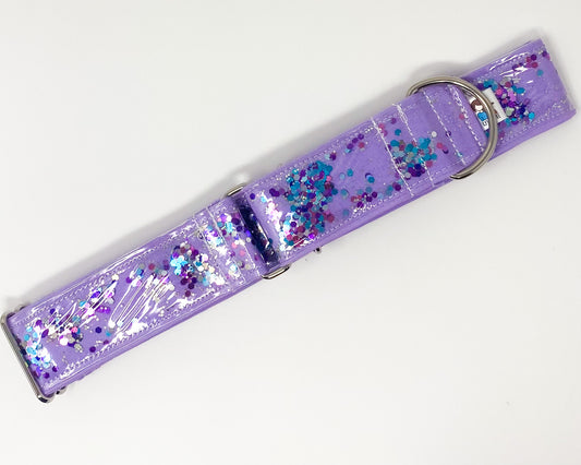 Martingale Collar | Purple Glitter
