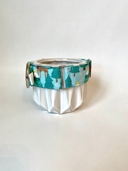 Martingale Collar | Winter Forest Animals