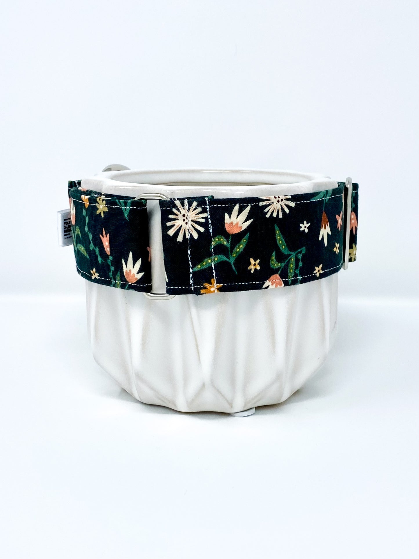 Martingale Collar | Forest Green Floral