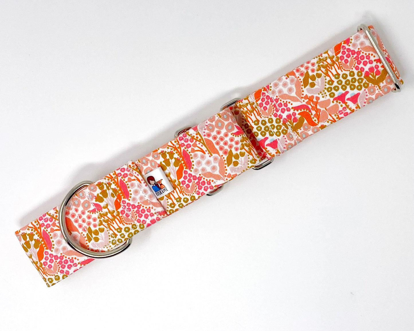 Martingale Collar | Bright Pink Floral