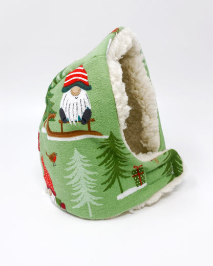 Houndie Hat | Holiday Gnomes with Sherpa Lining